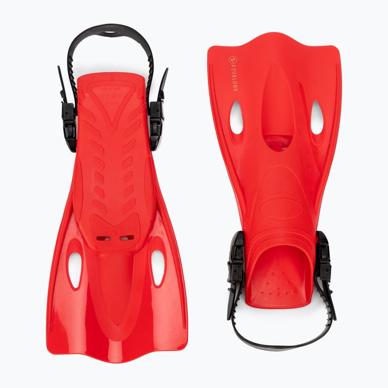 Zestaw do snorkelingu dziecięcy Aqualung Hero Set red/gold 7