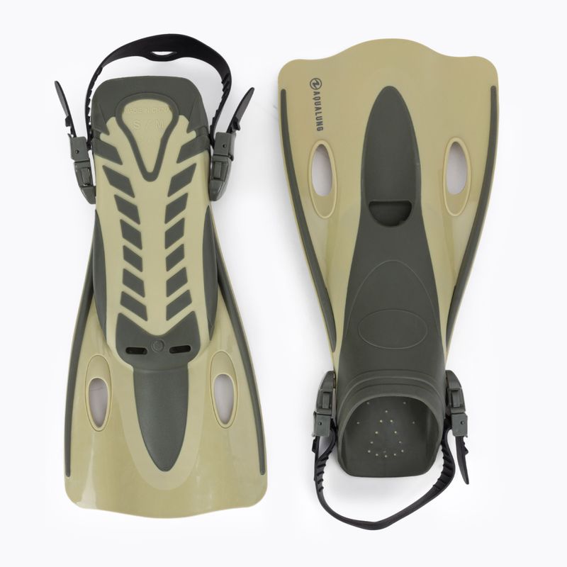 Płetwy do snorkelingu Aqualung Twister sand/olive 2