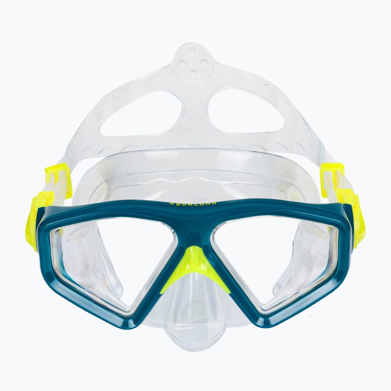 Zestaw do snorkelingu Aqualung Saturn Combo transparent/blue 3