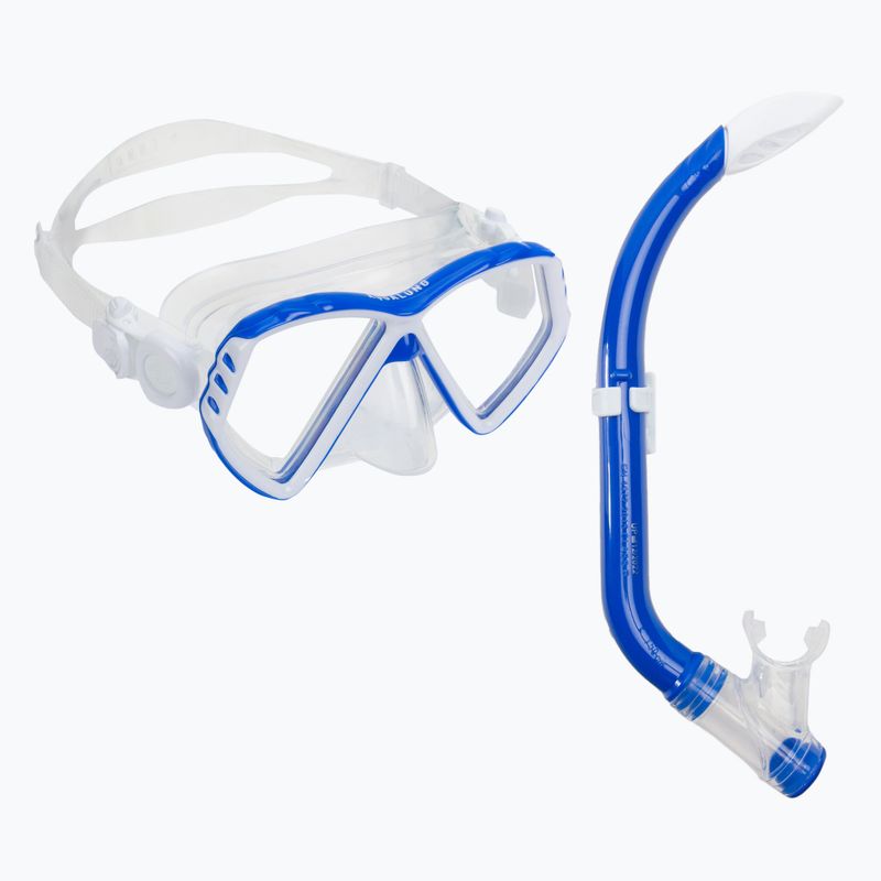 Zestaw do snorkelingu dziecięcy Aqualung Cub Combo transparent/blue