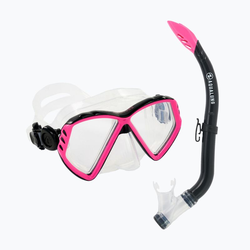 Zestaw do snorkelingu dziecięcy Aqualung Cub Combo transparent/pink 10