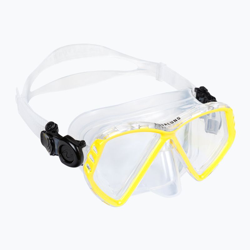 Zestaw do snorkelingu dziecięcy Aqualung Cub Combo transparent/yellow 2