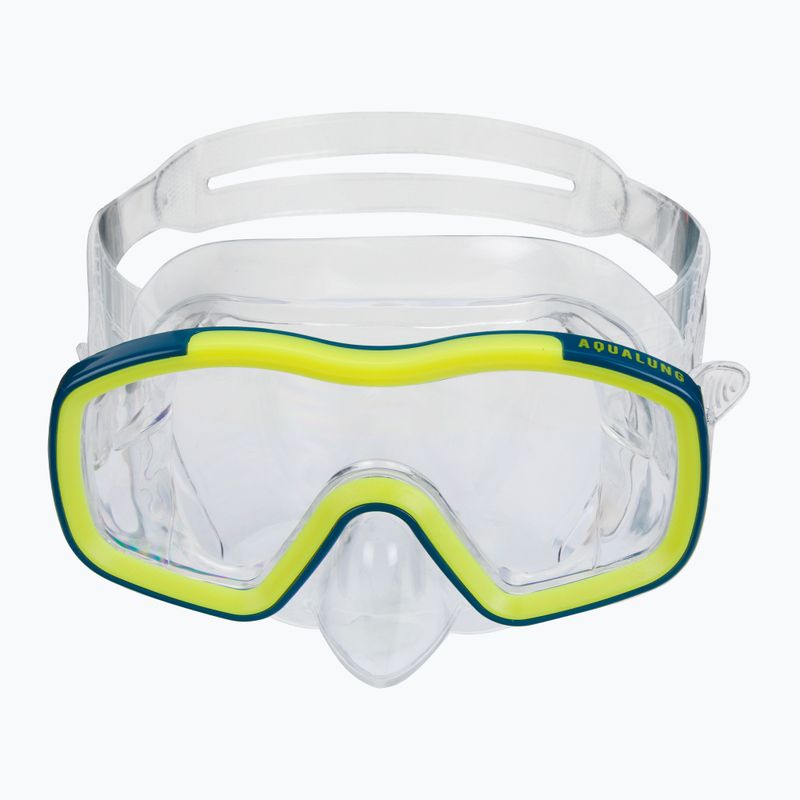 Zestaw do snorkelingu dziecięcy Aqualung Raccon Combo transparent/blue/yellow 3