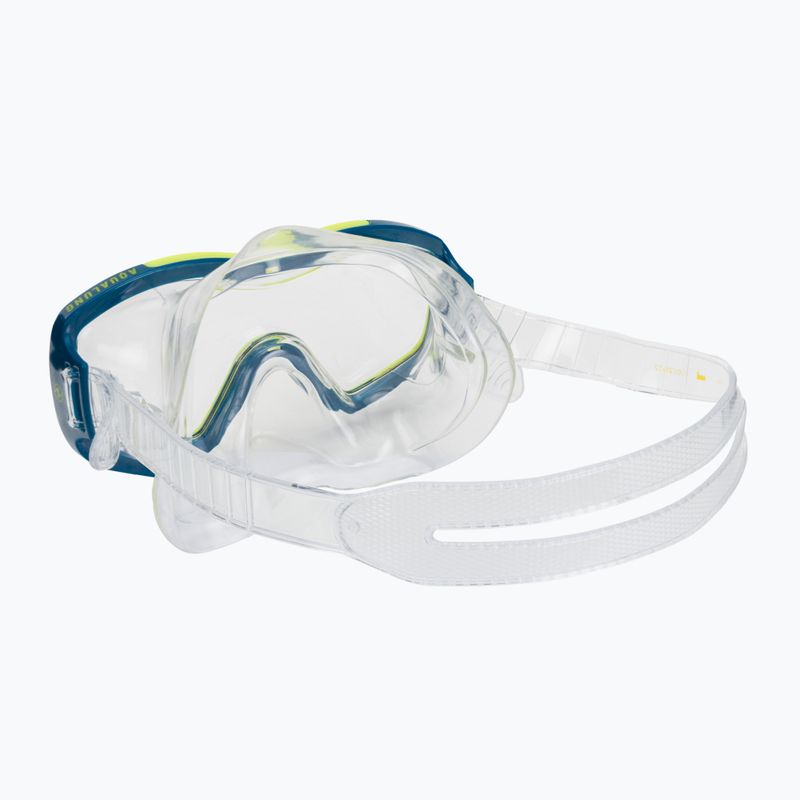 Zestaw do snorkelingu dziecięcy Aqualung Raccon Combo transparent/blue/yellow 5