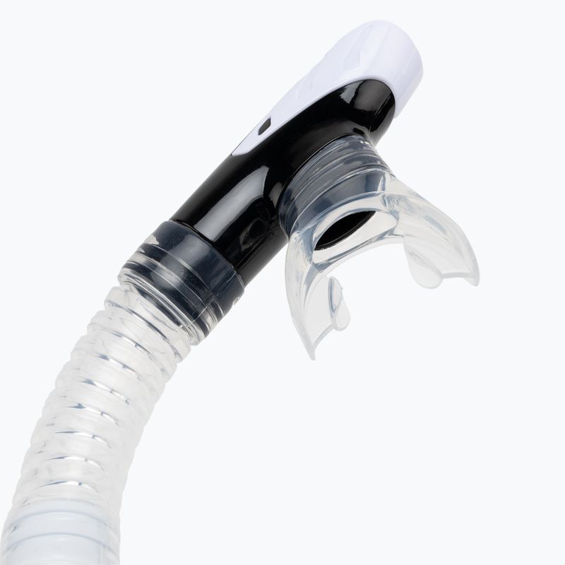 Fajka do snorkelingu Aqualung Gobi Dry white/black 3