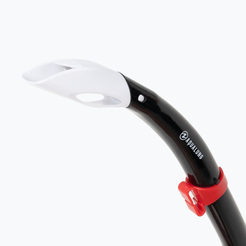 Fajka do snorkelingu dziecięca Aqualung Pike black/red/white 2