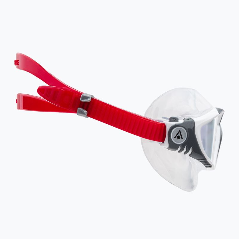 Maska do pływania Aquasphere Vista white/red/mirrored iridescent MS5050906LMI 3