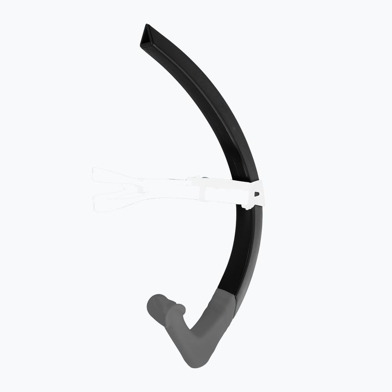 Rurka czołowa do pływania Aquasphere Focus Snorkel black/grey
