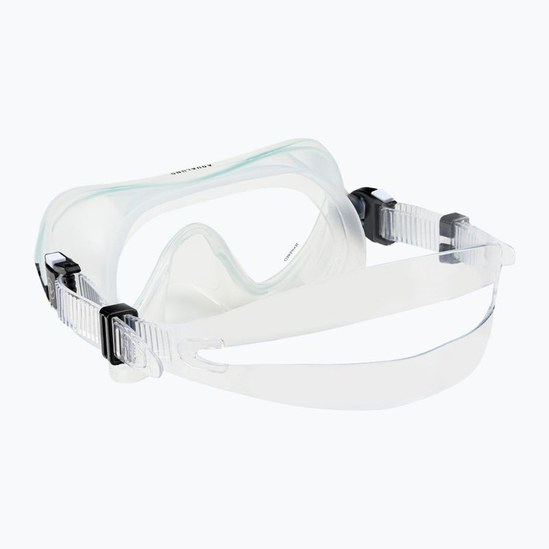 Zestaw do snorkelingu Aqualung Combo Nabul maska + fajka transparent/white 4