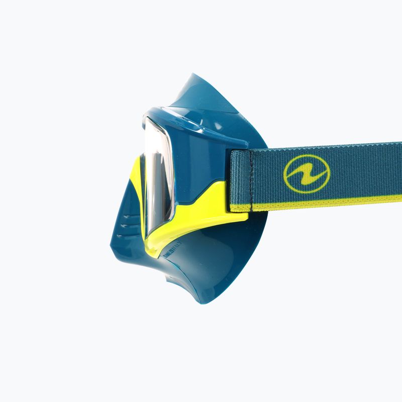 Maska do snorkelingu Aqualung Vita petrol/yellow 8