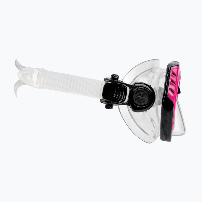 Maska do snorkelingu dziecięca Aqualung Cub transparent/pink 3