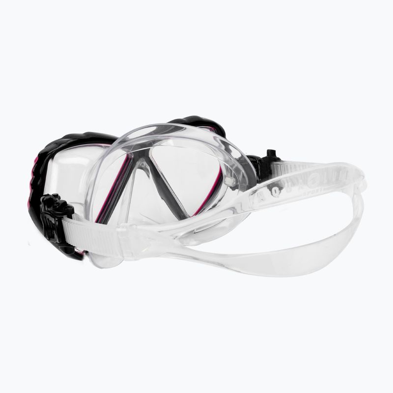 Maska do snorkelingu dziecięca Aqualung Cub transparent/pink 4