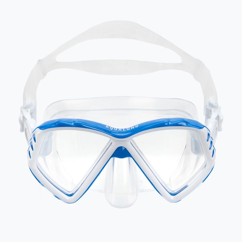 Maska do snorkelingu juniorska Aqualung Cub transparent/blue 2