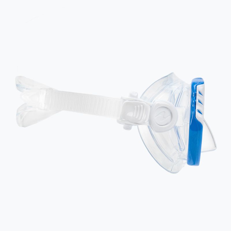 Maska do snorkelingu juniorska Aqualung Cub transparent/blue 3