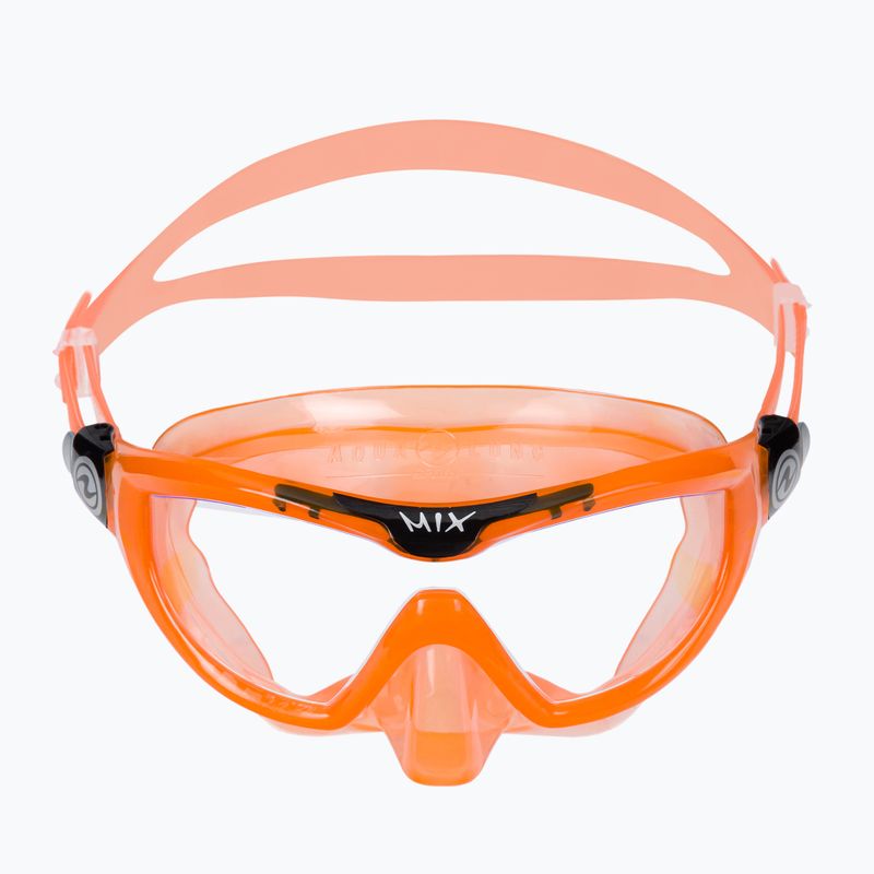 Maska do snorkelingu dziecięca Aqualung Mix orange/black 2