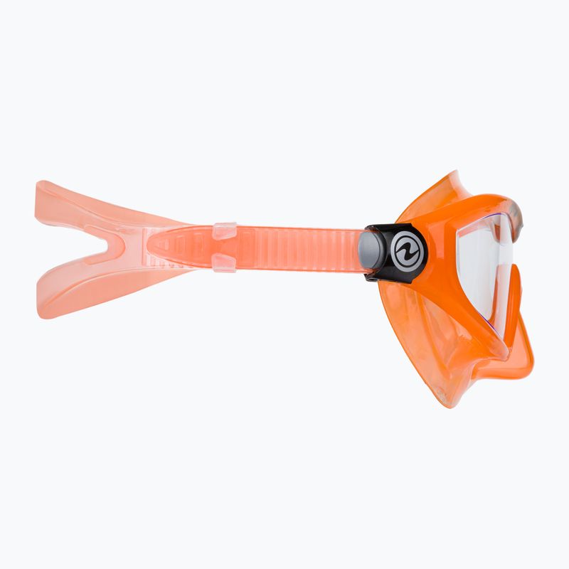 Maska do snorkelingu dziecięca Aqualung Mix orange/black 3