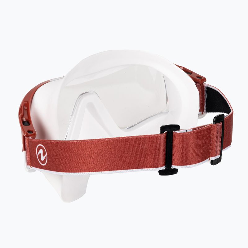 Maska do snorkelingu Aqualung Vita white/brick 4