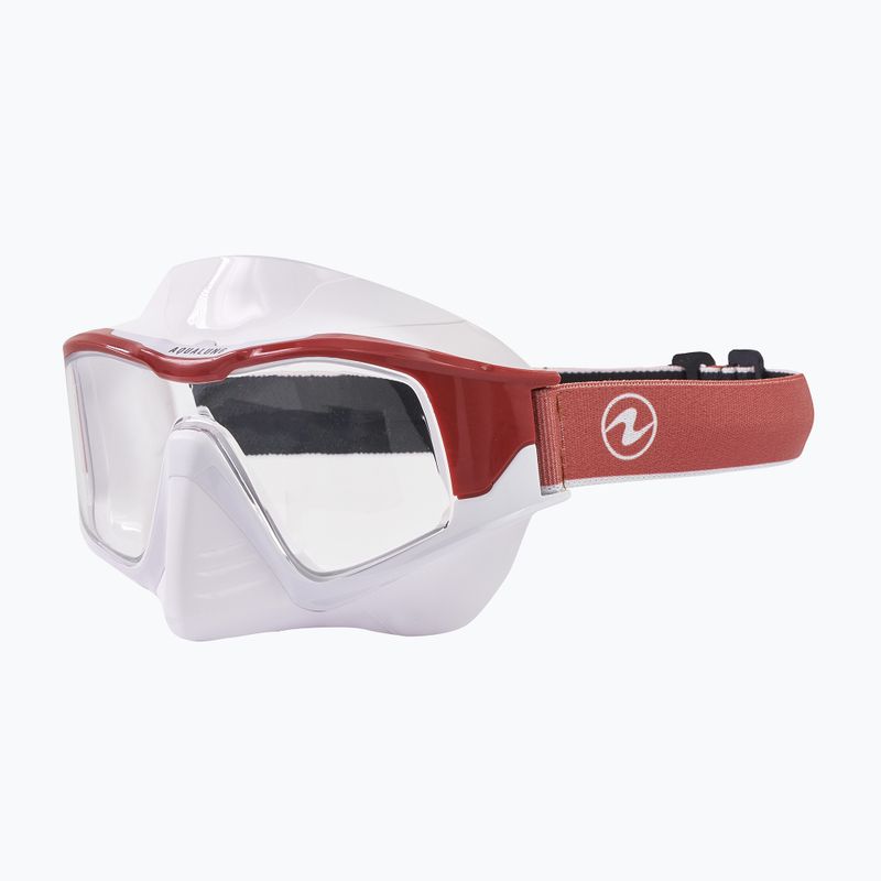 Maska do snorkelingu Aqualung Vita white/brick 8