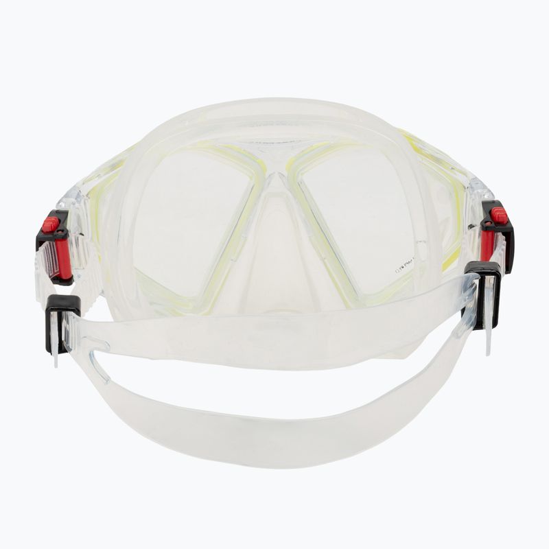 Maska do snorkelingu Aqualung Hawkeye transparent/yellow 4