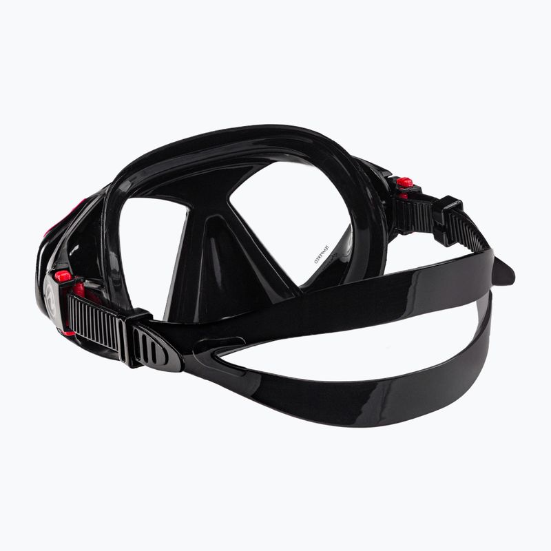 Maska do snorkelingu Aqualung Hawkeye black/pink 4