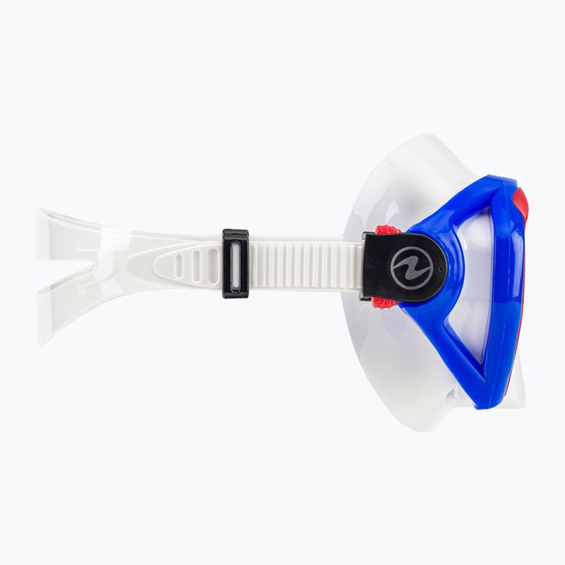 Maska do snorkelingu Aqualung Hawkeye white/blue 3