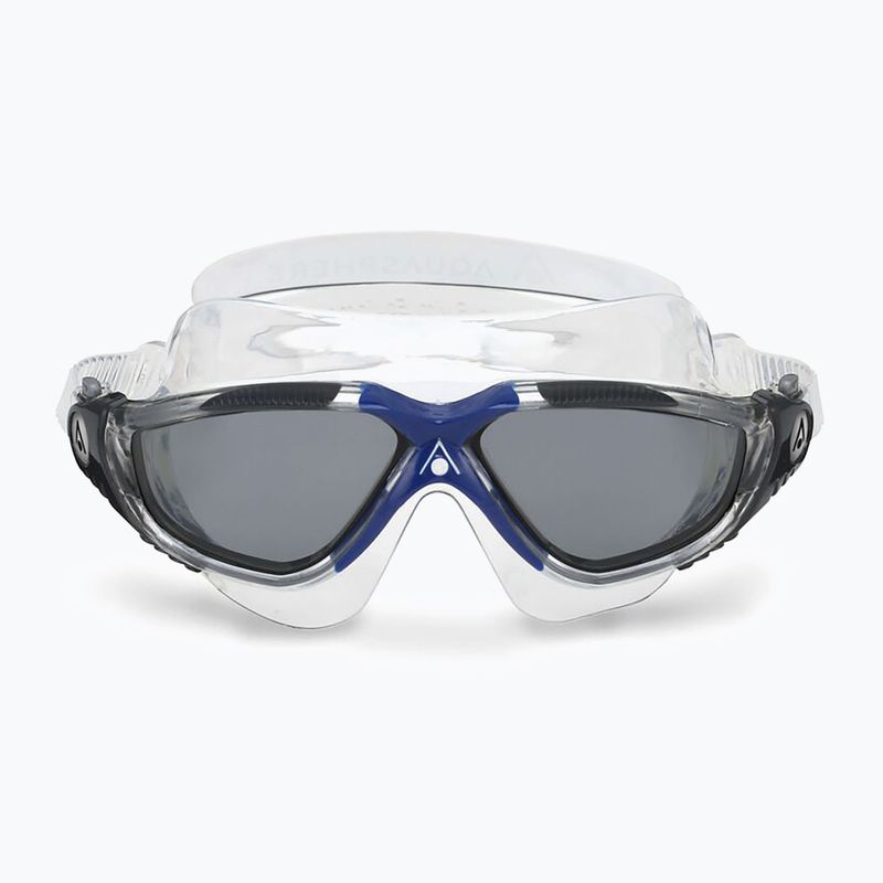 Maska do pływania Aquasphere Vista transparent/dark gray 6