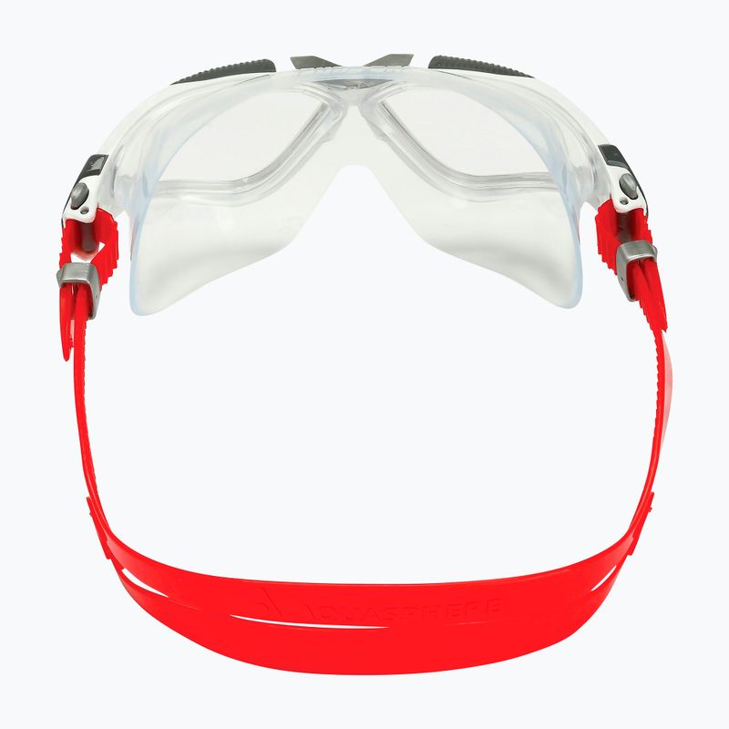 Maska do pływania Aquasphere Vista white/red/clear 3