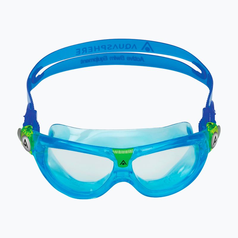 Maska do pływania dziecięca Aquasphere Seal Kid 2 turquoise/blue/clear 2