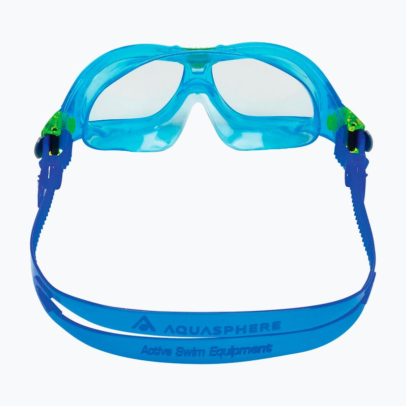 Maska do pływania dziecięca Aquasphere Seal Kid 2 turquoise/blue/clear 4