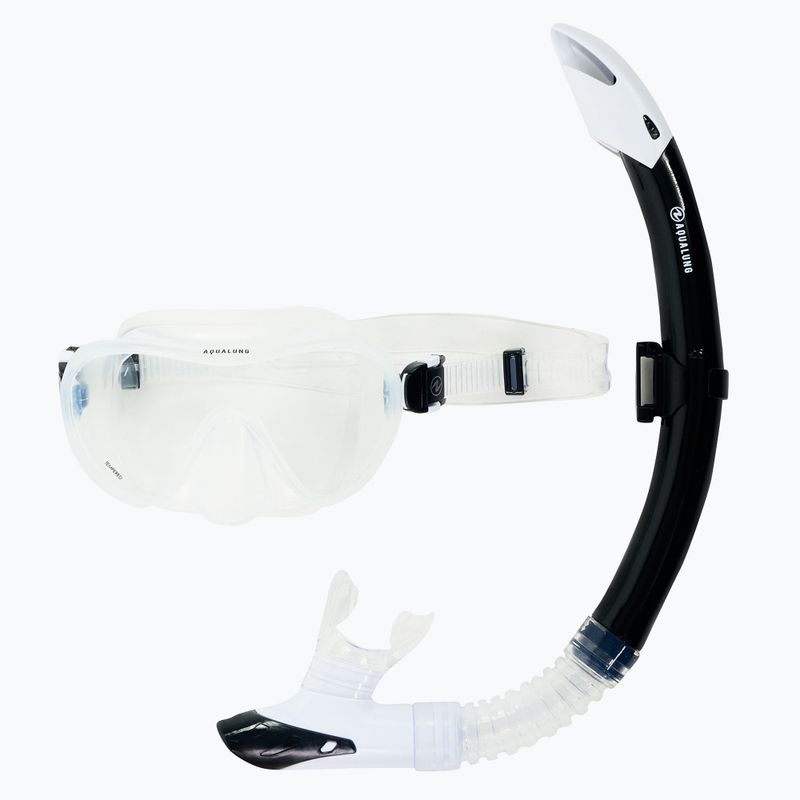 Zestaw do snorkelingu Aqualung Combo Nabul maska + fajka silver/mirror