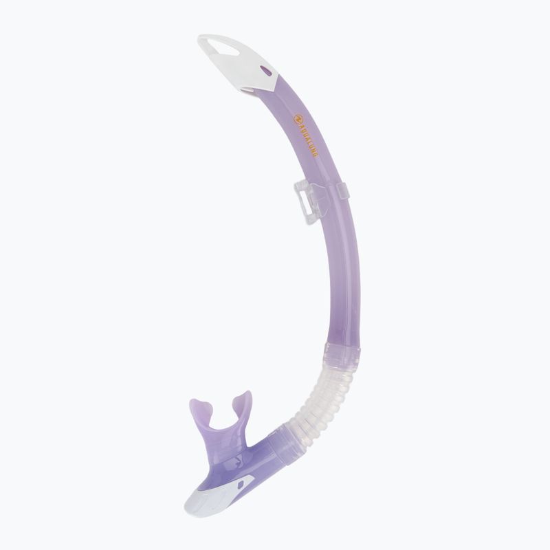 Zestaw do snorkelingu Aqualung Nabul maska + fajka + płetwy translucid purple 6
