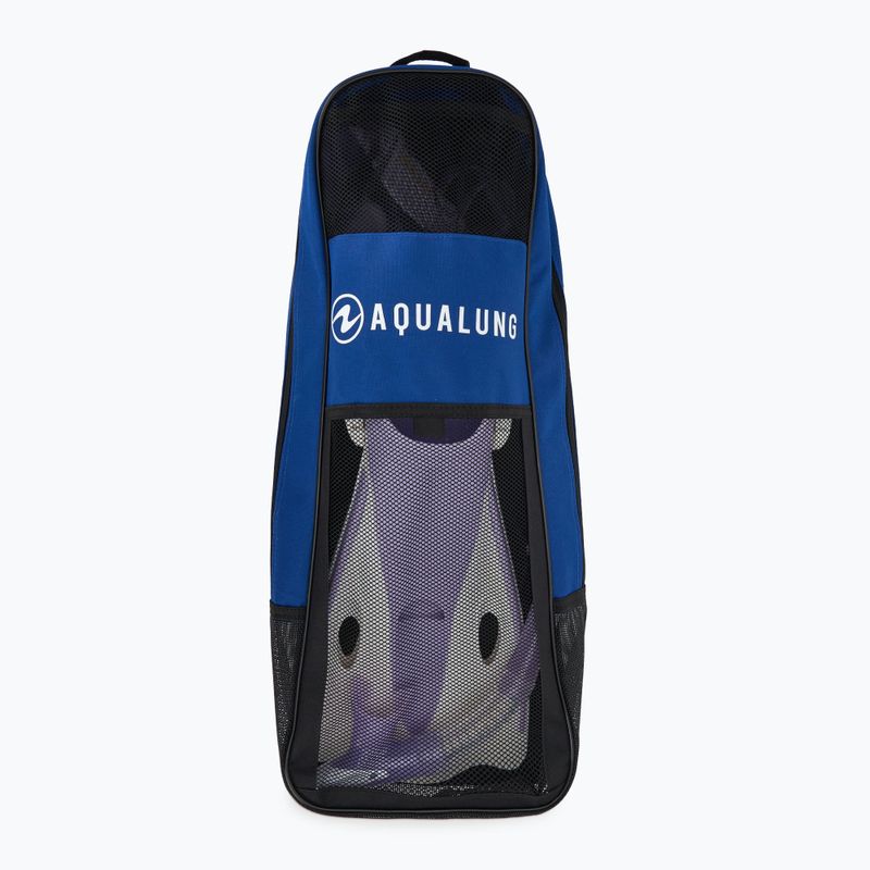 Zestaw do snorkelingu Aqualung Nabul maska + fajka + płetwy translucid purple 13