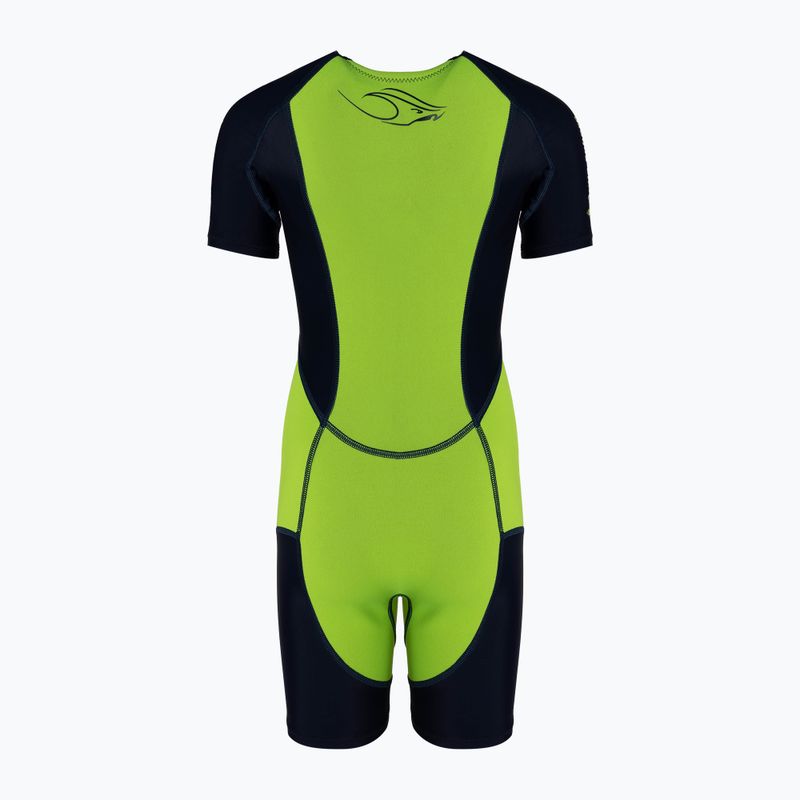 Pianka do pływania dziecięca Aquasphere Stingray HP 1,5 mm bright green/navy blue 3