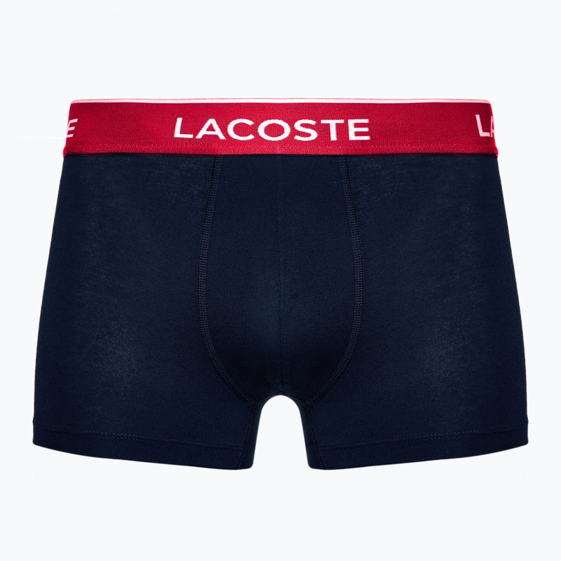 Bokserki Lacoste 5H3401 3 pary navy blue/green/red/navy 4
