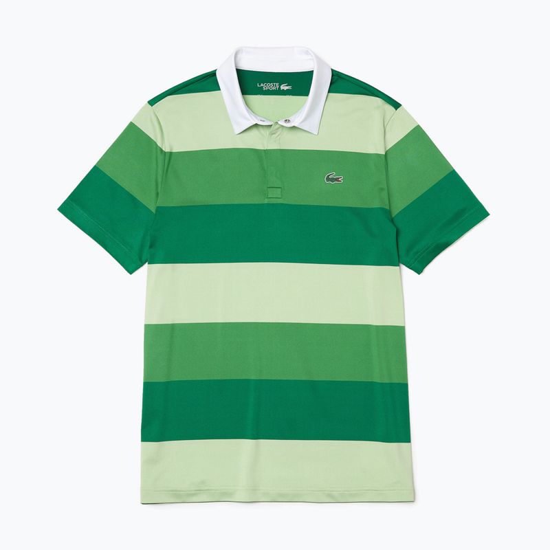 Koszulka polo męska Lacoste DH0872 white/wormwood/chervil