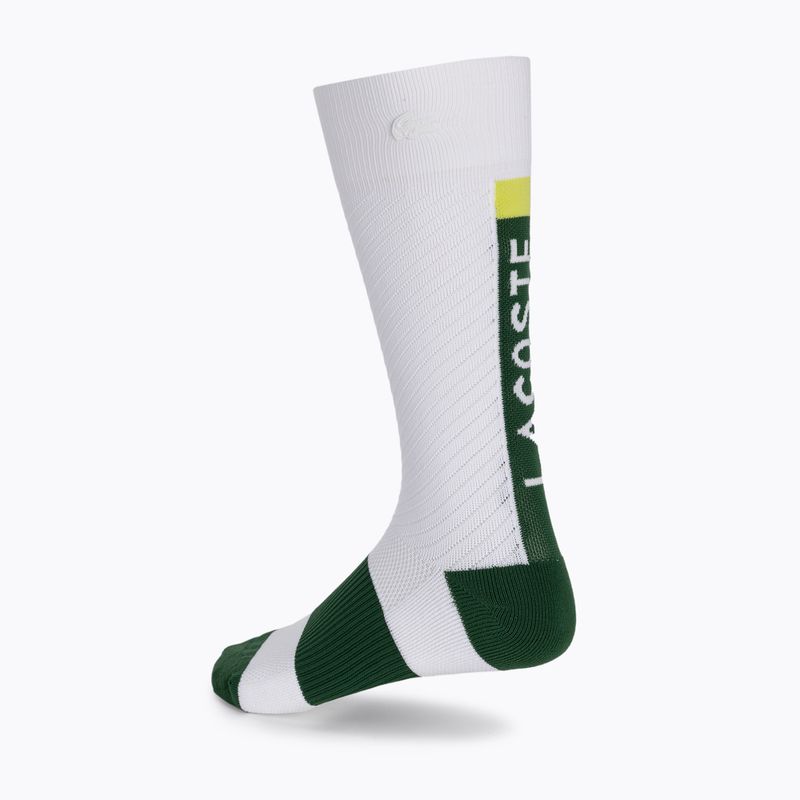 Skarpety Lacoste RA4181 white/green/ chervil/limei 2