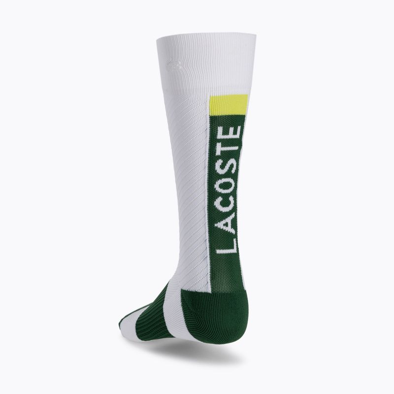 Skarpety Lacoste RA4181 white/green/ chervil/limei 3