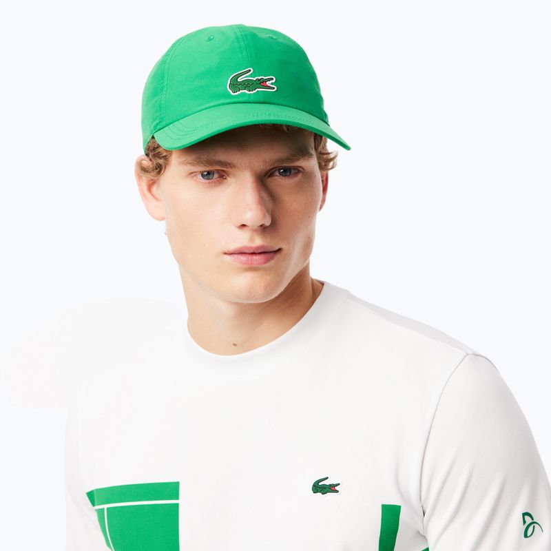 Czapka z daszkiem Lacoste RK2450 fluorine green/fluorine green 4