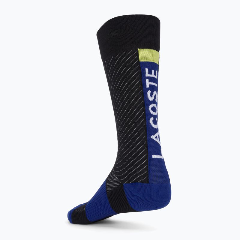 Skarpety Lacoste RA4181 black/cosmic/ chervil/lime 2