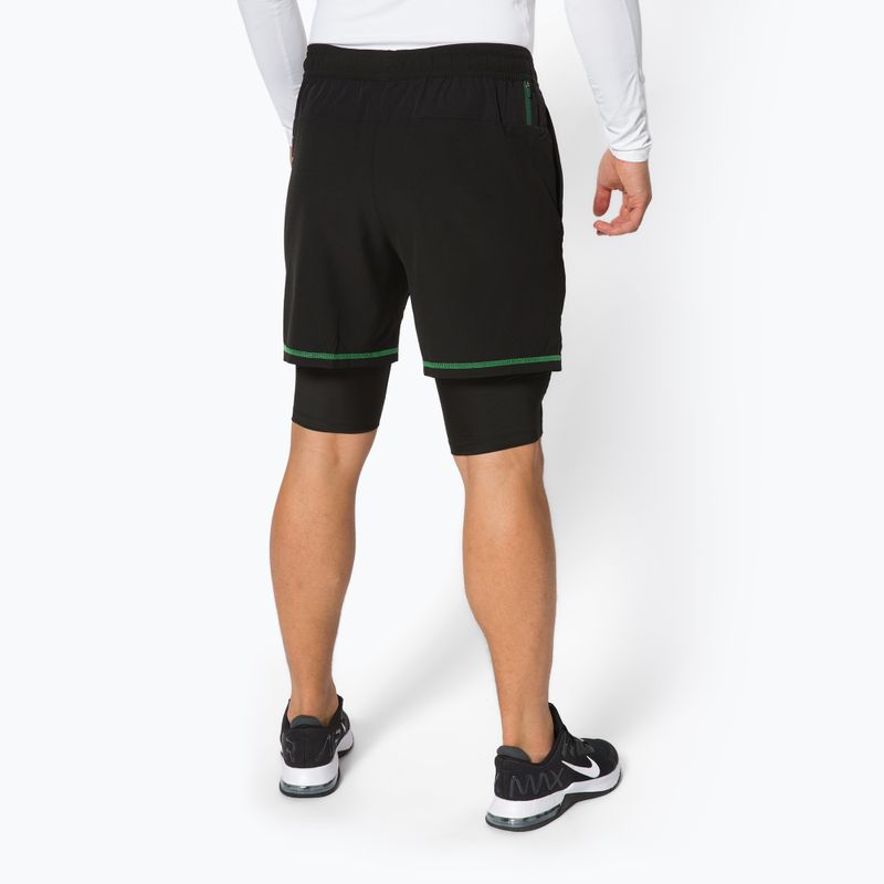 Spodenki męskie Lacoste GH1041 black/black green 3