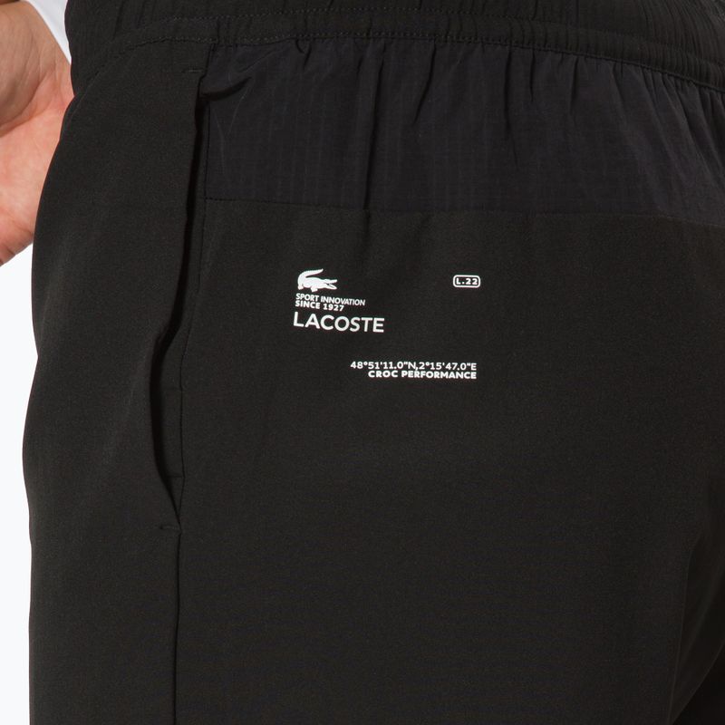 Spodenki męskie Lacoste GH1041 black/black green 4