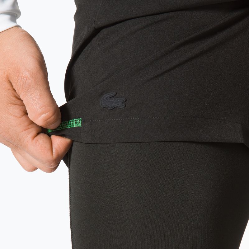 Spodenki męskie Lacoste GH1041 black/black green 5