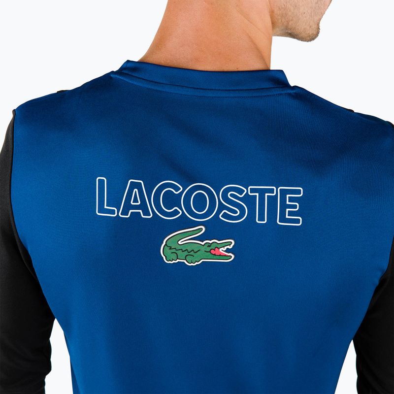 Longsleeve męski Lacoste TH0831 black/cosmic/white/white 5
