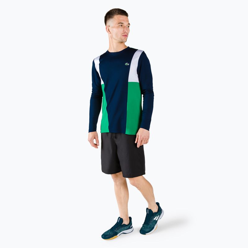 Longsleeve męski Lacoste TH0831 navy blue/white/summer 2