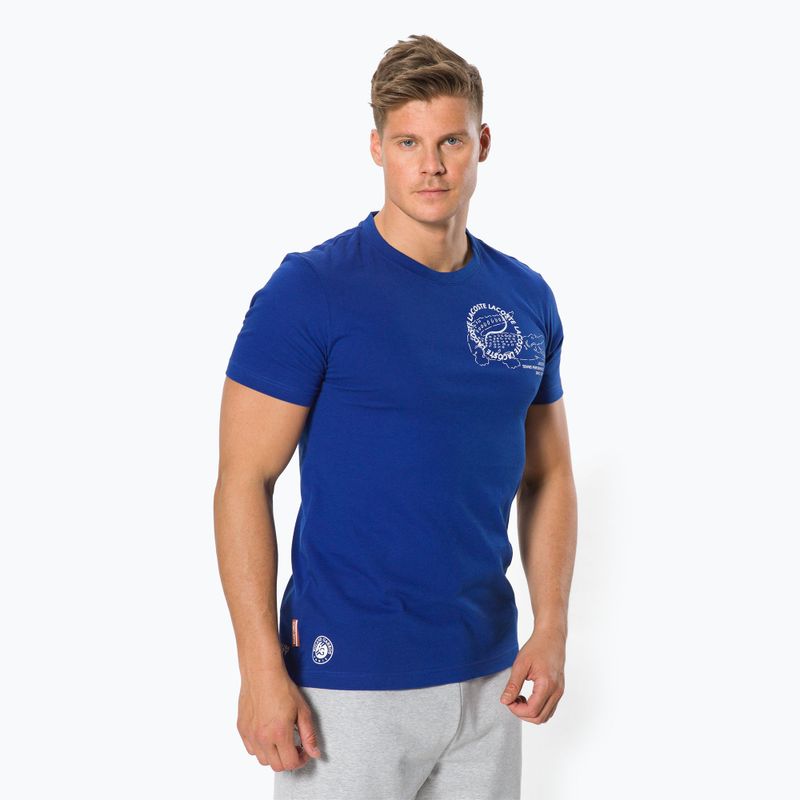 Koszulka męska Lacoste TH0964 cosmic/white