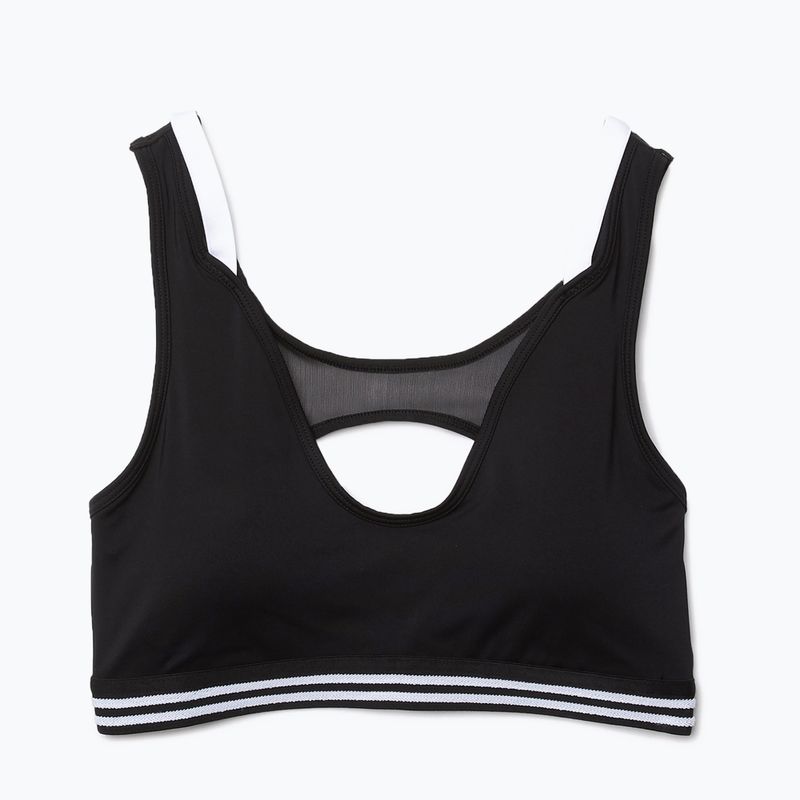 Biustonosz treningowy Lacoste TF7703 black/white/black 4
