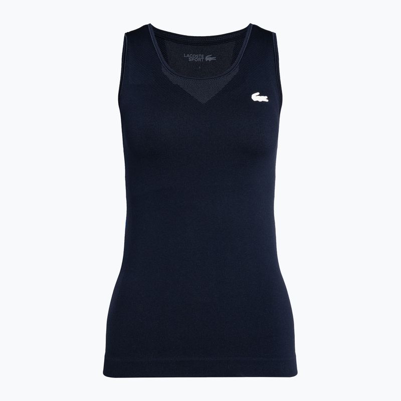 Koszulka damska Lacoste TF7882 navy blue/navy blue