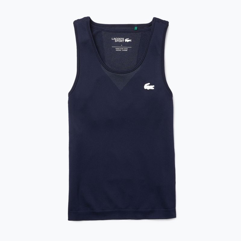 Koszulka damska Lacoste TF7882 navy blue/navy blue 5