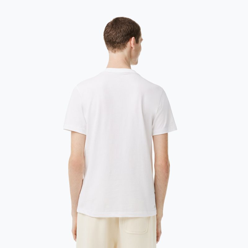 Koszulka męska Lacoste TH2116 white 2