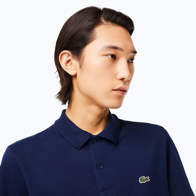 Koszulka polo męska Lacoste DH0783 navy blue 4